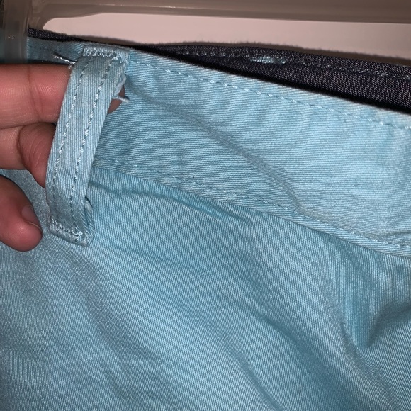 Men’s Size 34 Light Blue Flat Front Shorts - Picture 5 of 13